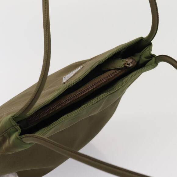 PRADA Hand Bag Nylon Khaki - Picture 6 of 13